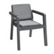 Set mobilier gradina/terasa, grafit, 1 masa, 1 banca, 2 scaune, Emily - imagine 3