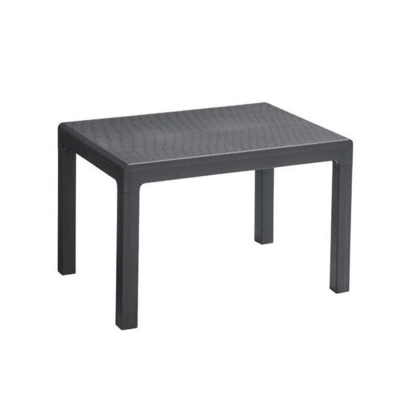 Set mobilier gradina/terasa, grafit, 1 masa, 1 banca, 2 scaune, Emily - imagine 2