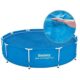 Prelata solara acoperire piscina 305 cm, rotunda, albastra, 290 cm, Bestway FlowClear  - imagine 9
