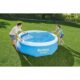 Prelata solara acoperire piscina 305 cm, rotunda, albastra, 290 cm, Bestway FlowClear  - imagine 3