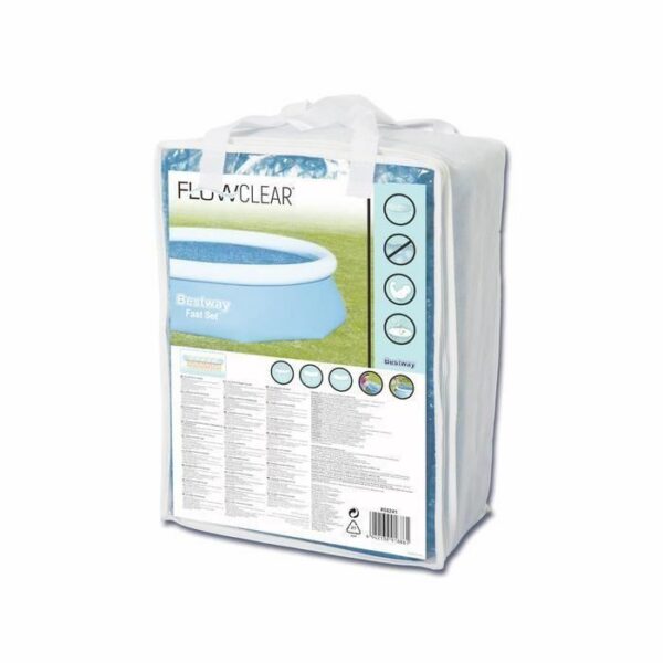 Prelata solara acoperire piscina 305 cm, rotunda, albastra, 290 cm, Bestway FlowClear  - imagine 2