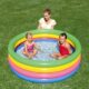 Piscina gonflabila pentru copii, rotunda, curcubeu, 157x46 cm, Bestway Rainbow - imagine 4