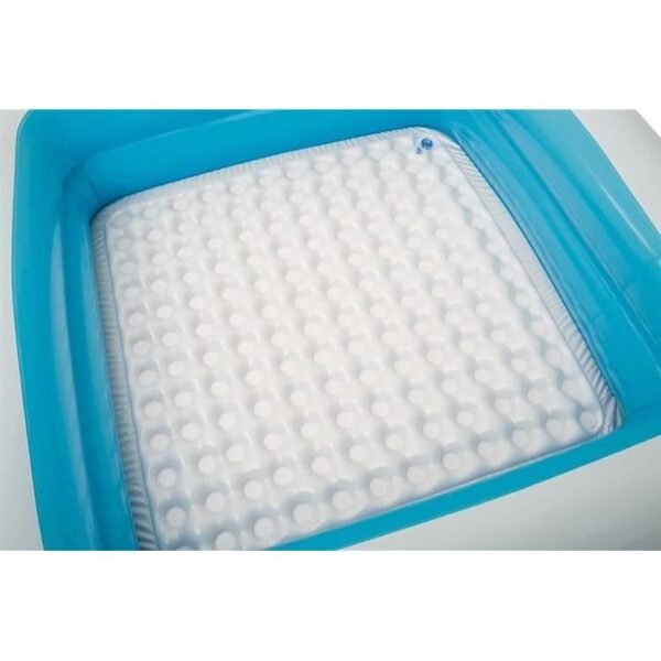 Piscina gonflabila pentru copii, patrata, cu acoperis, model coral, 147x147x122 cm, Bestway - imagine 4