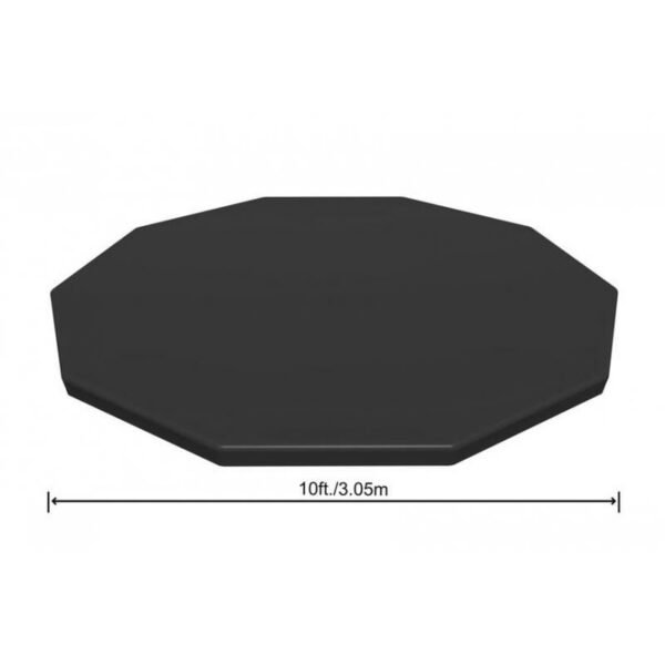 Prelata acoperire piscina, PVC, neagra, 305 cm, Bestway - imagine 4