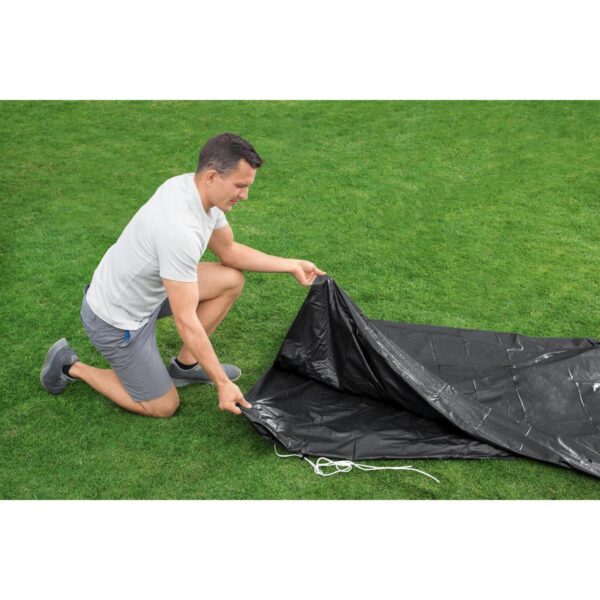 Prelata acoperire piscina, PVC, neagra, 305 cm, Bestway - imagine 6