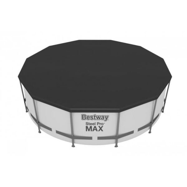 Prelata acoperire piscina, PVC, neagra, 366 cm, Bestway - imagine 7