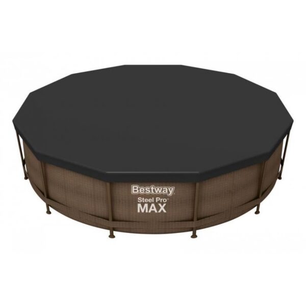 Prelata acoperire piscina, PVC, neagra, 366 cm, Bestway - imagine 6