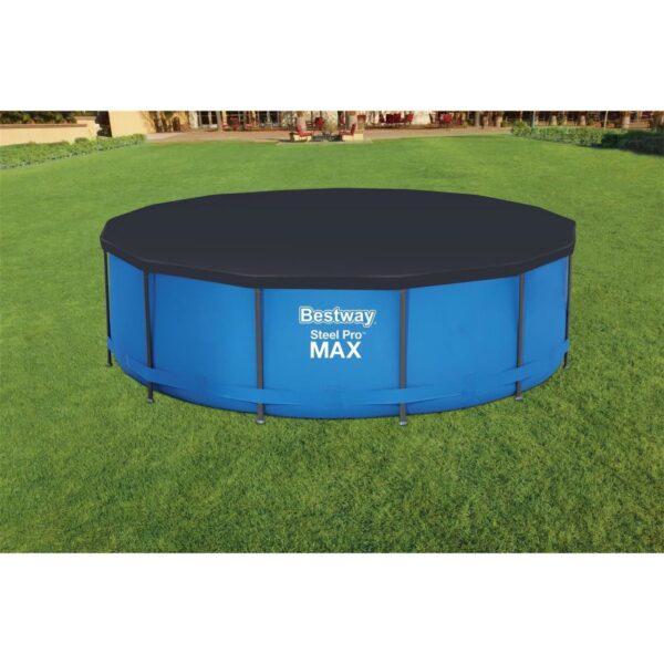 Prelata acoperire piscina, PVC, neagra, 366 cm, Bestway - imagine 9