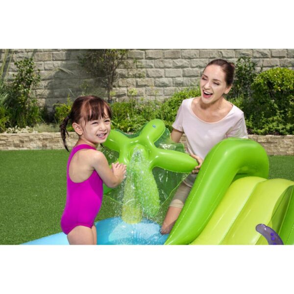 Piscina gonflabila pentru copii, de joaca, cu tobogan, 239x206x86 cm, Bestway Fantastic Aquarium - imagine 9