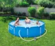 Piscina structura metalica, rotunda, cu filtru, albastru, 305x76 cm, Bestway Steel Pro - imagine 7