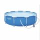 Piscina structura metalica, rotunda, cu filtru, albastru, 366x76 cm, Bestway Steel Pro - imagine 2