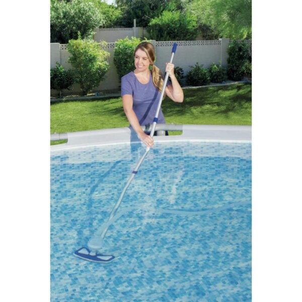 Set curatare piscina, minciog, perie, aspirator, maner 279 cm, Bestway FlowClear - imagine 2