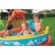 Piscina gonflabila pentru copii, de joaca, cu tobogan, 265x265x104 cm, Bestway Laguna Lava - imagine 2
