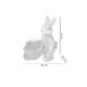 Decoratiune gradina, ceramica, iepure cu roaba, 40x19.5x34 cm - imagine 5