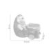 Decoratiune gradina, ceramica, arici cu cos, 37.5x21x27 cm  - imagine 4