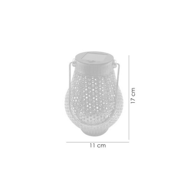 Lampa solara pentru gradina, model cupru, 1 LED, 11x17 cm - imagine 2
