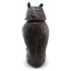 Decoratiune / sperietoare daunatori, solara, Bufnita cap rotativ si ochi luminosi, 43cm - imagine 5