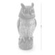 Decoratiune / sperietoare daunatori, solara, Bufnita cap rotativ si ochi luminosi, 43cm - imagine 7