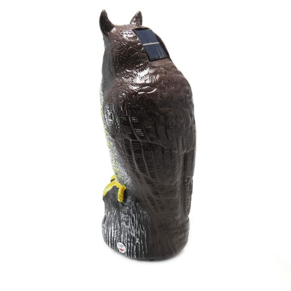 Decoratiune / sperietoare daunatori, solara, Bufnita cu ochi luminosi 41cm - imagine 2