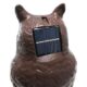 Decoratiune / sperietoare daunatori, solara, Bufnita cu ochi luminosi 41cm - imagine 3