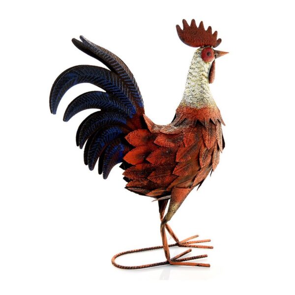Decoratiune gradina, metalica, cocos, 37.5x17x51 cm - imagine 2