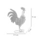 Decoratiune gradina, metalica, cocos, 37.5x17x51 cm - imagine 3