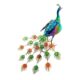Decoratiune gradina, metalica, paun, 49x35.5x53 cm - imagine 2