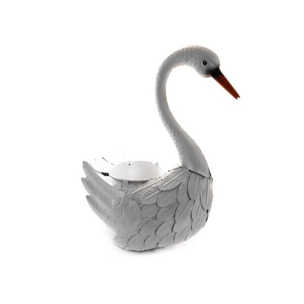Decoratiune gradina, metalica, gasca, 35x18x43 cm - imagine 3