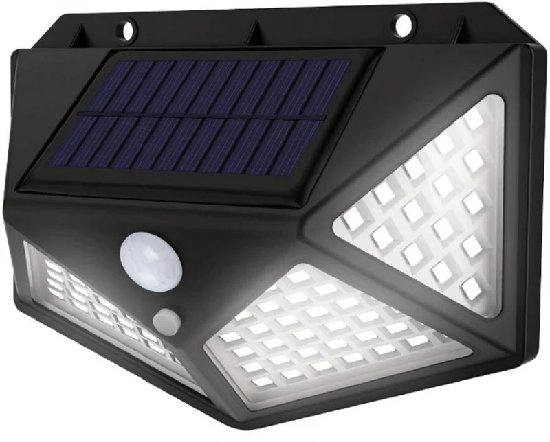 Lampa solara de perete, LED, senzor miscare, 13x5x9.5 cm 1 Lampa solara de perete, LED, senzor miscare, 13x5x9.5 cm