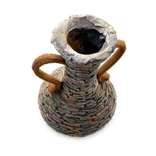 Decoratiune gradina, ceramica, ghiveci, 27x27x40 cm - imagine 3