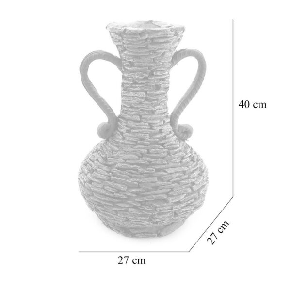 Decoratiune gradina, ceramica, ghiveci, 27x27x40 cm - imagine 4