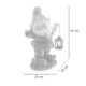 Decoratiune gradina, ceramica, pitic cu felinar si harlet, 25x20x45 cm - imagine 3