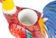 Decoratiune gradina, MagicHome, metalica, cocos colorat cu ghiveci, 50x19x54 cm - imagine 3