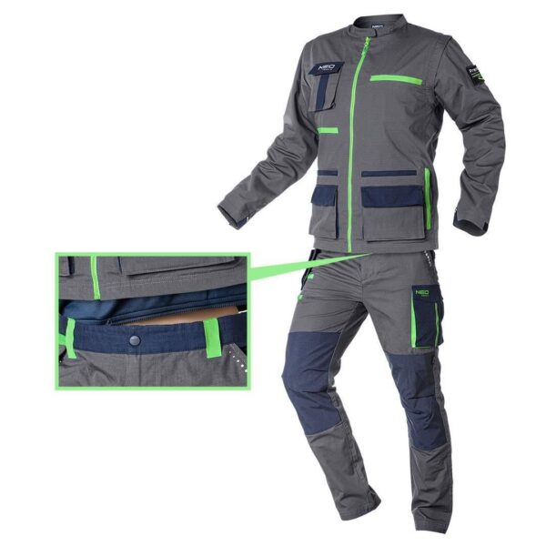 Pantaloni de lucru, model Premium, bumbac, marimea S/48, NEO - imagine 3