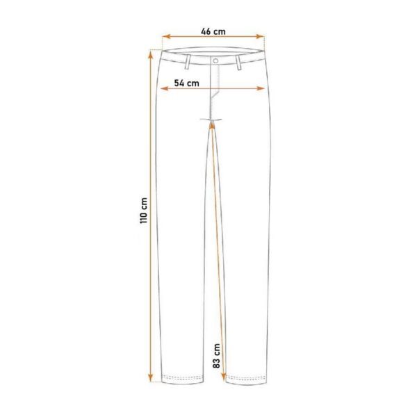 Pantaloni de lucru tip blugi cu 5 buzunare, model Denim, marimea XL/54, NEO - imagine 6
