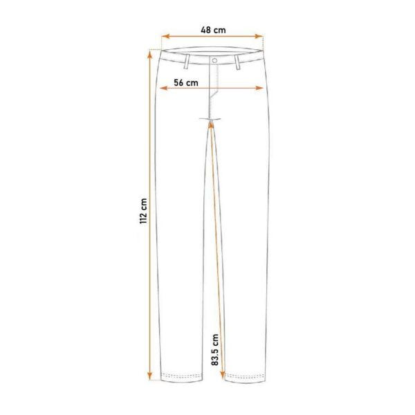 Pantaloni de lucru tip blugi cu 5 buzunare, model Denim, marimea XXL/56, NEO - imagine 4