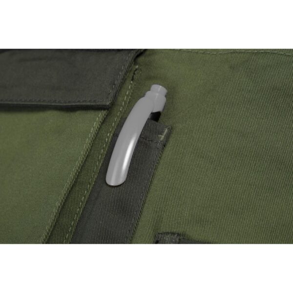 Pantaloni de lucru cu pieptar, salopeta, model Camo, maslin, marimea XL/54, NEO - imagine 6