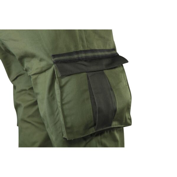 Pantaloni de lucru cu pieptar, salopeta, model Camo, maslin, marimea XL/54, NEO - imagine 5