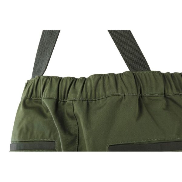 Pantaloni de lucru cu pieptar, salopeta, model Camo, maslin, marimea XL/54, NEO - imagine 2
