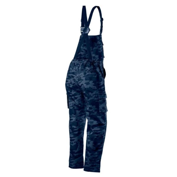 Pantaloni de lucru cu pieptar, salopeta, model Camo Navy, marimea M/50, NEO - imagine 3