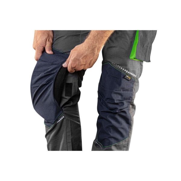 Pantaloni de lucru cu pieptar, salopeta, model Premium, bumbac, marimea XS/46, NEO - imagine 9