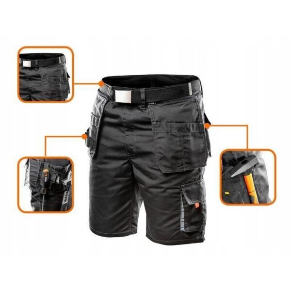 Pantaloni scurti de lucru, model HD, marime M/50, NEO - imagine 4