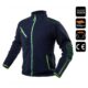 Jacheta fleece polar, premium, albastru/verde, NEO - imagine 5