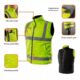 Vesta de lucru cu 2 fete, reflectorizanta, galben, model Visibility, marimea S/48, NEO - imagine 3
