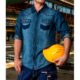 Camasa pentru lucru, de blugi, model Denim, marimea L/52, NEO - imagine 7