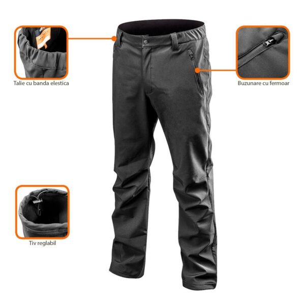 Pantaloni de lucru calzi, model Warm, marimea M/50, NEO - imagine 2