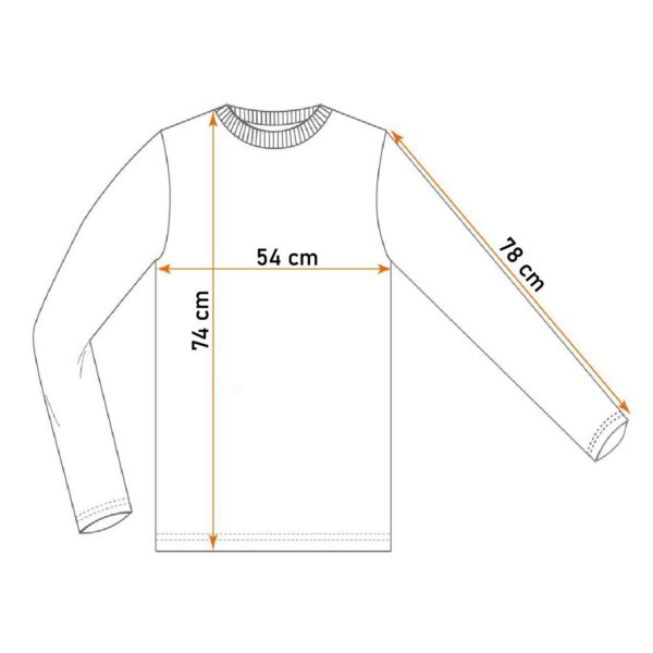 Tricou cu maneca lunga raglan, model Premium, marimea L/52, NEO - imagine 4