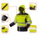 Geaca de lucru, reflectorizanta, galben, impermeabil, model Visibility, marimea L/52, NEO - imagine 4