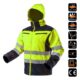Geaca de lucru, reflectorizanta, galben, impermeabil, model Visibility, marimea L/52, NEO - imagine 5