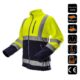 Geaca de lucru, reflectorizanta, lana polara, galben, model Visibility, marimea S/48, NEO - imagine 3